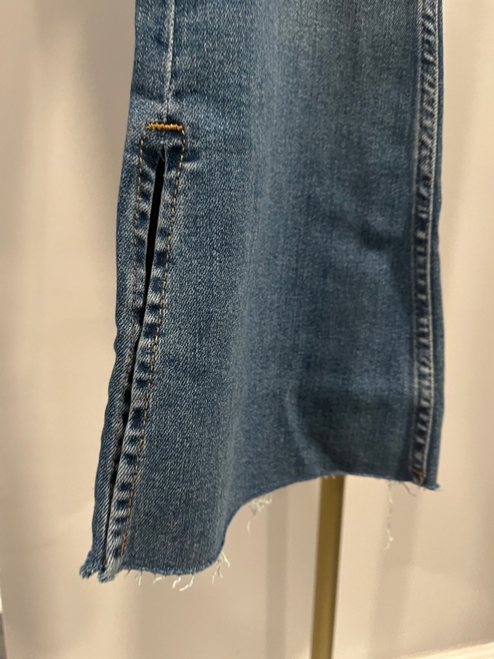 Free People NWT We The Free Level Up Slit Slim Flare Jeans - Picture 6 of 8